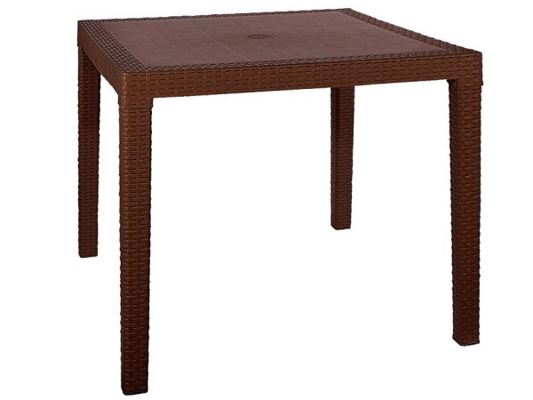 Стол квадратный FIJI Quatro Table Коричневый купить в на Вятских Полянах