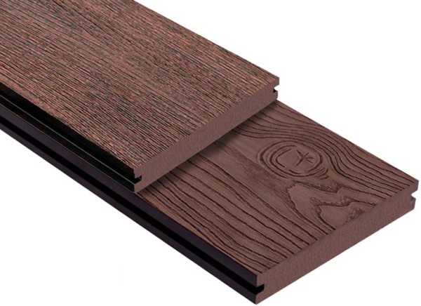 Террасная доска ДПК Outdoor 3D полнотелая STORM/OCEAN BROWN коричневая микс купить в на Вятских Полянах