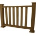 Ограждения из ДПК WOODVEX Кофе купить в на Вятских Полянах