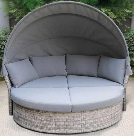 Диван-Трансформер AFINA плетеный из иск. ротанга AFM-325G Grey купить в на Вятских Полянах
