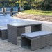 Диван-Трансформер AFINA плетеный из иск. ротанга S330G-W78 Grey купить в на Вятских Полянах