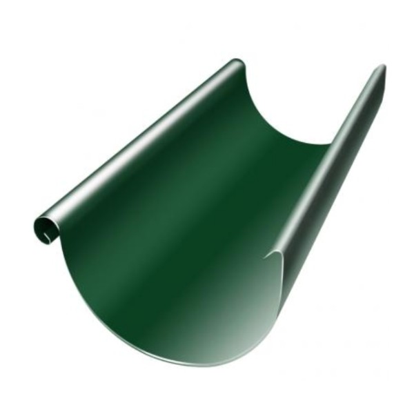 Водосток Grand Line 125x90 – Желоб 3м RAL 6005 купить в на Вятских Полянах