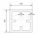 Столб SEQUOIA Evolution 3D WOOD BROWN купить в на Вятских Полянах