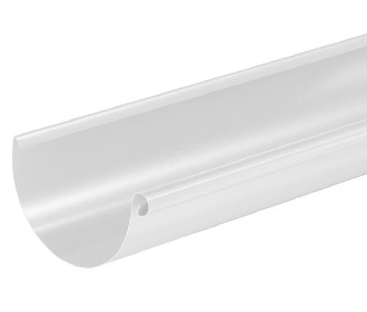 Водосток Aquasistem, система 125x90 - Водосточный желоб 3.00м RAL 9003 Белый купить в на Вятских Полянах
