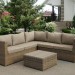 Комплект мебели AFINA плетеной из иск. ротанга YR825B Beige купить в на Вятских Полянах