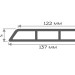 Доска Ромбус 3D ДПК Outdoor STORM GREY серая микс купить в на Вятских Полянах