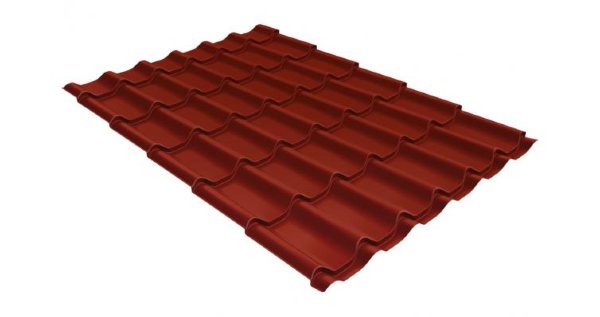 Металлочерепица классик 0,5 Satin RAL 3009 оксидно-красный купить в на Вятских Полянах
