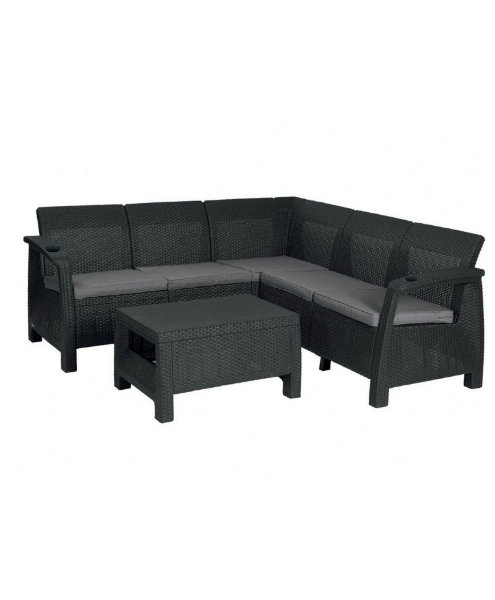 Угловой диван  Yalta Corner Set (столик в комплект не входит) купить в на Вятских Полянах
