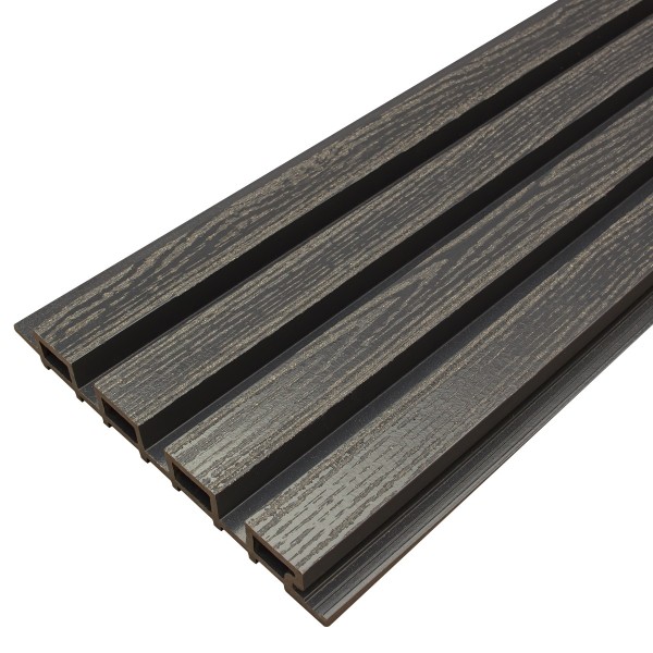 Фасадная доска из ДПК Faynag Wood Рейка Мокрый Асфальт купить в на Вятских Полянах