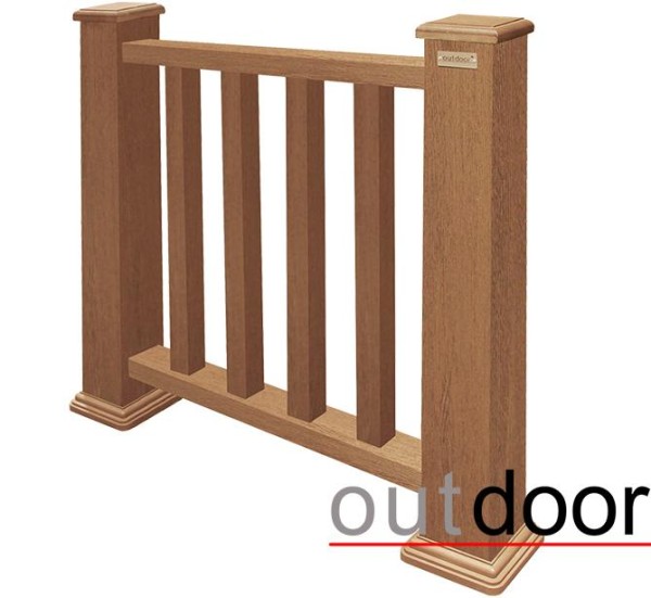 Ограждение из ДПК Outdoor Классик 3D STORM дуб купить в на Вятских Полянах