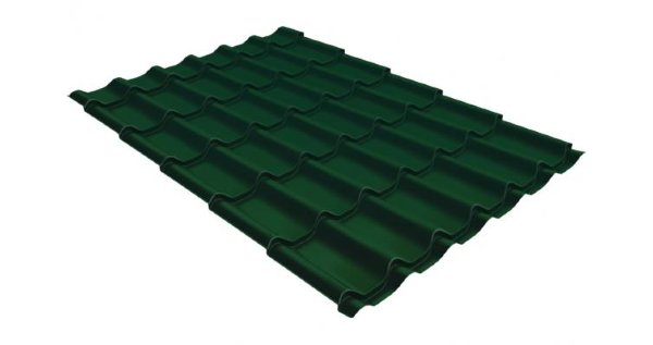 Металлочерепица классик 0,5 Satin RAL 6005 зеленый мох купить в на Вятских Полянах