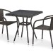Комплект плетеной мебели AFINA из иск. ротанга T282BNT/Y137C-W53 Brown 2Pcs купить в на Вятских Полянах