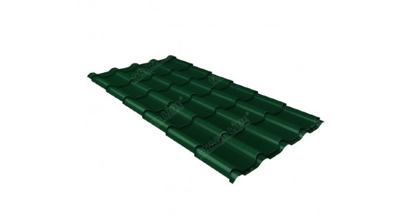 Металлочерепица камея 0,5 Satin RAL 6005 зеленый мох купить в на Вятских Полянах