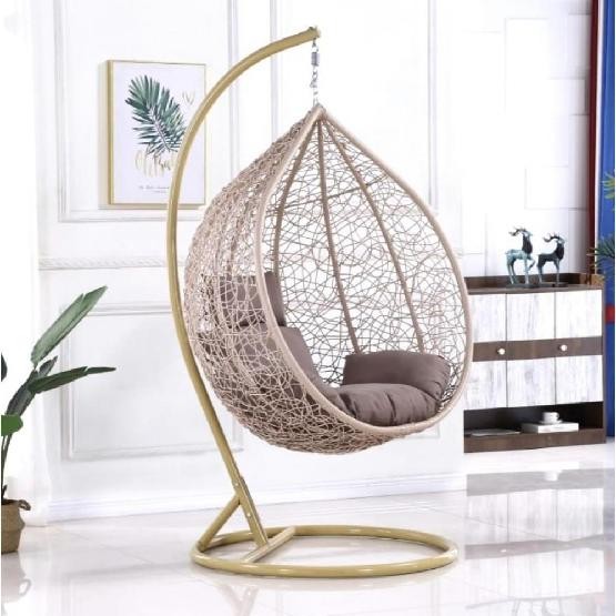 Кресло Подвесное из искусственного ротанга AFM-169A-XLB Beige купить в на Вятских Полянах
