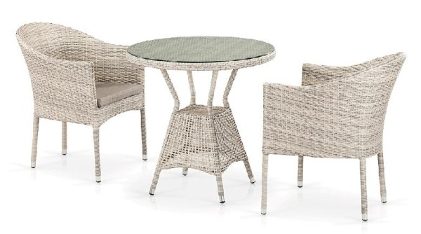 Комплект плетеной мебели AFINA из иск. ротанга T705ANT/Y350-W85 Latte 2Pcs купить в на Вятских Полянах