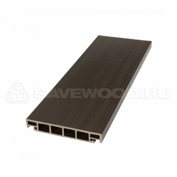 Террасная доска из ДПК SW-Salix «SaveWood» темно-коричневый купить в на Вятских Полянах