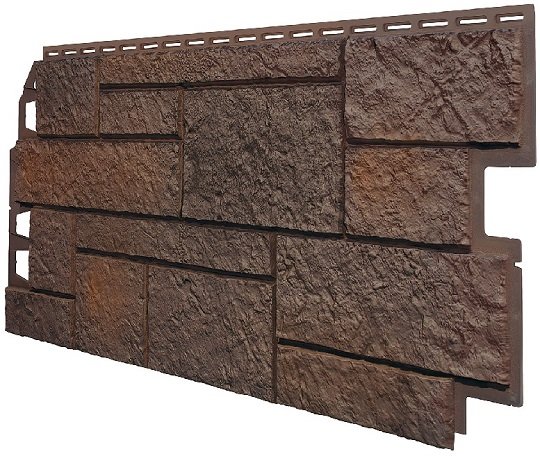 Фасадная панель VOX Sandstone (Сандстоун) темно коричневый купить в на Вятских Полянах