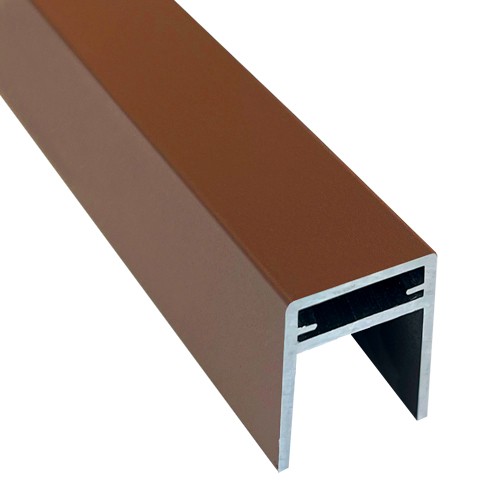 П-профиль Алюминиевый EasyDecking 35x25 Коричневый купить в на Вятских Полянах