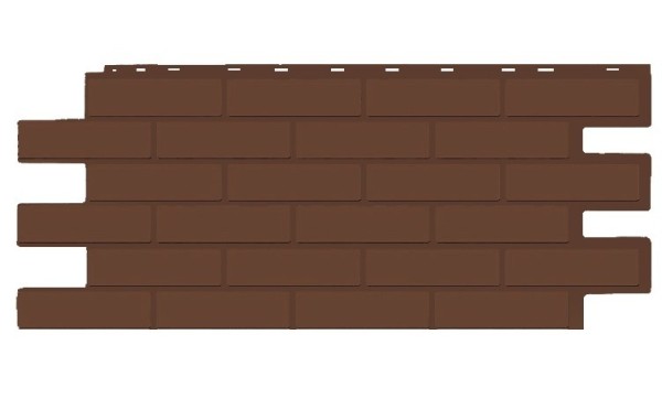 Фасадная панель T-Siding Кирпич Модерн Эко Браун купить в на Вятских Полянах