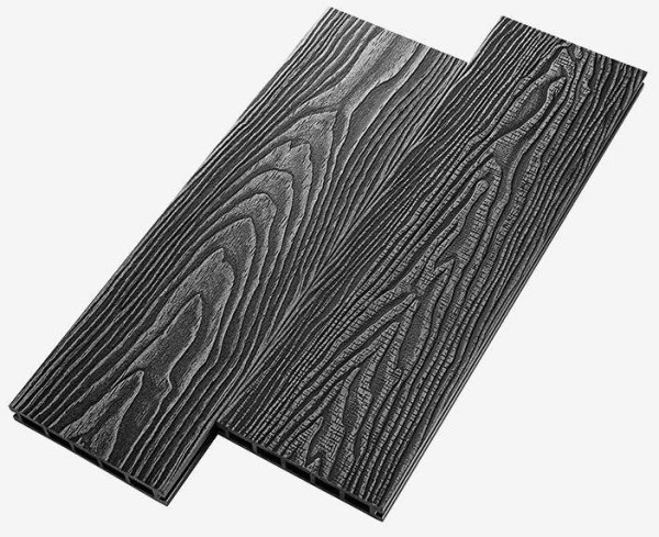 Террасная доска из ДПК RusDecking Unodeck Vintage - Графит купить в на Вятских Полянах