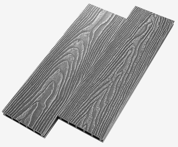 Террасная доска из ДПК RusDecking Unodeck Vintage - Серый купить в на Вятских Полянах