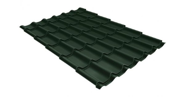 Металлочерепица классик 0,5 Satin RR 11 темно-зеленый купить в на Вятских Полянах